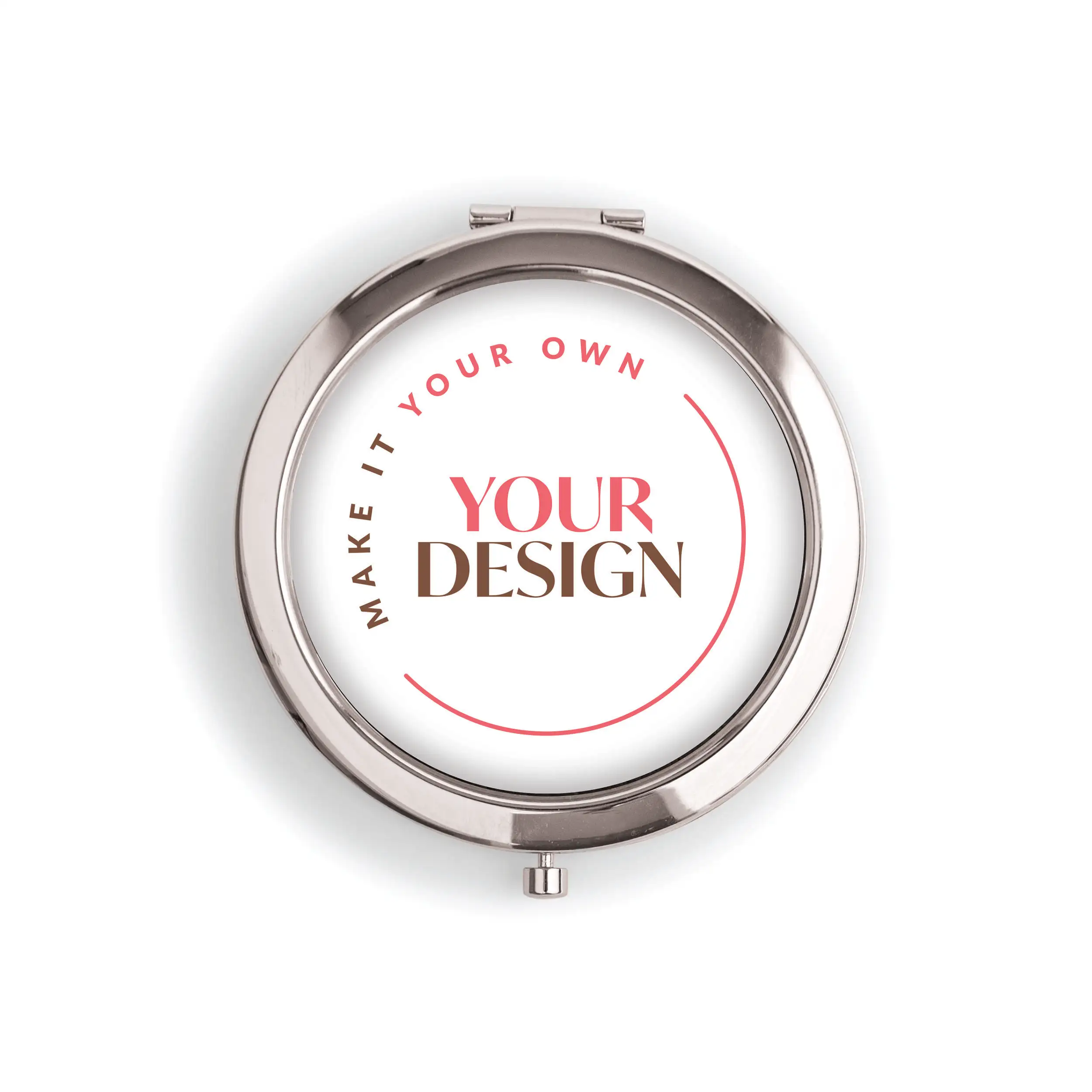 Custom Pet Portrait Compact Mirror